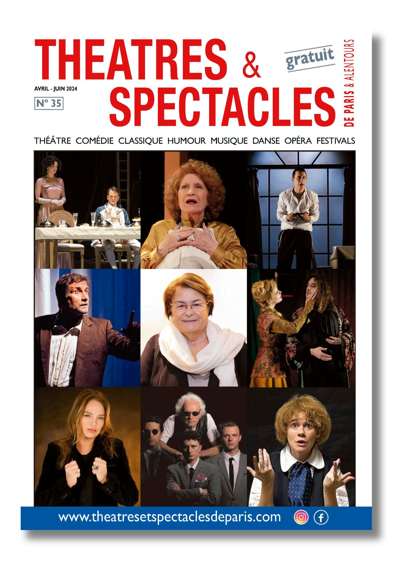 Théâtres et Spectacles de Paris - Numéro 35